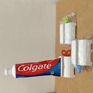 FREE GIFT Toothpaste Saver Tube Squeeze Toothpaste Squeezer Holder Stand